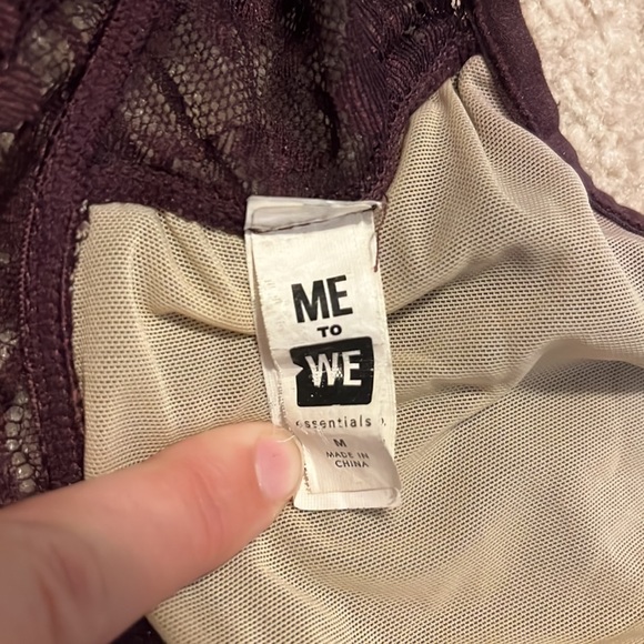 Me to We lace bralette with front snap - Picture 3 of 7